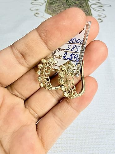 zergerlik: Sırğa, Pandora, Sarı qızıl, 585 Əyar, 259 g — 4