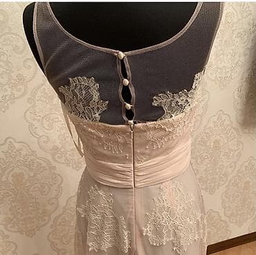 Kişi ayaqqabıları: Zərif gecə/libas paltarı - Rəng: pudra-şaftalı tonlarında - Parça — 2