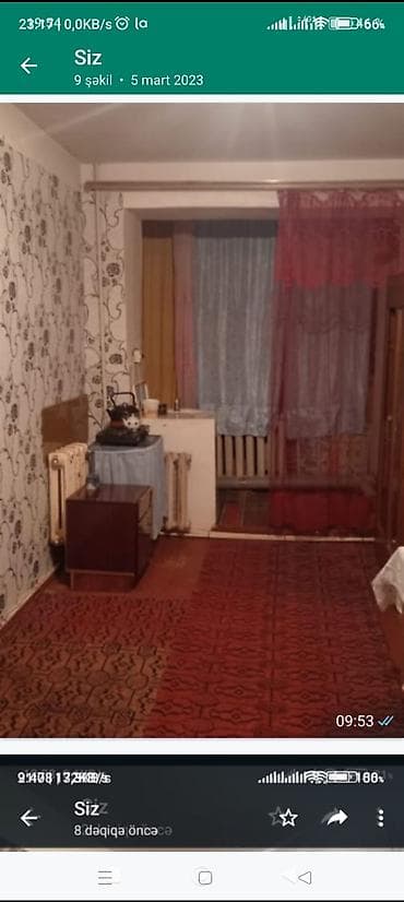 otaq studiya: Hövsan qəsəbəsi mərkəzində, Hövsan Molun yanında yataqxanada 5/2 1 — 5