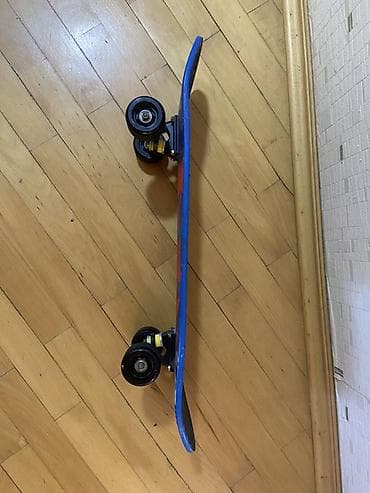 skateboard satışı: ÇOX TƏCİLİ SATILIR!!! Çox az istifadə olunub, təkərlərin işıqları — 5