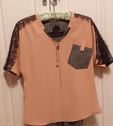 qaqa dəsti: Hecimli geyim dəsti – ölçü 38 - İki hissədən ibarət: şaftalı rəngli — 2