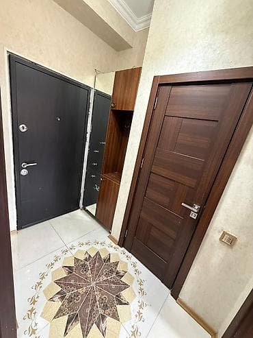 1 комнатная студия: 2otaqlı mənzil – tam mebellı və texnikalı - Plan: giriş hollu, yataq — 2