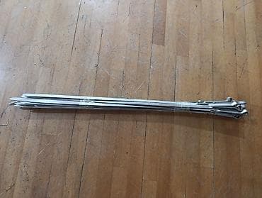 kabab şiş: Paslanmayan poladdan kabab şişləri dəsti - Material: paslanmayan — 1