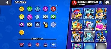 qadın kostyum: Məhsul: Brawl Stars hesabı – geniş kostyum kataloqu ilə — 4