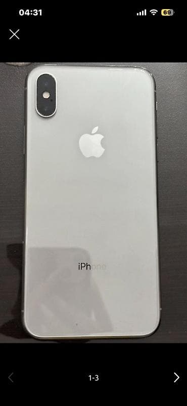 iphone 13 mini blue: IPhone X, Gümüşü — 3