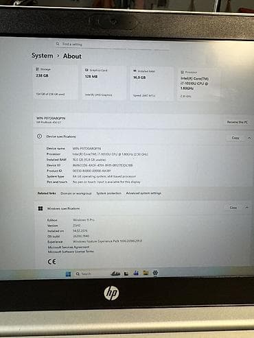 monster notebook: İşlənmiş HP ProBook, 15.6 ", Intel Core i7, 256 GB — 5