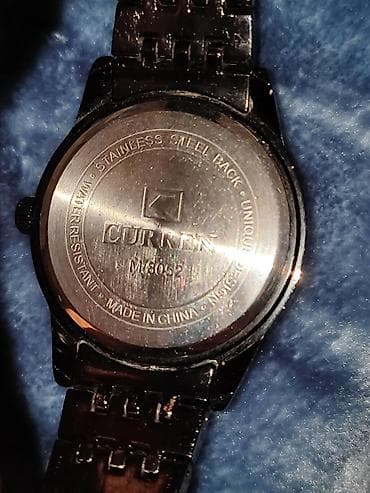 almaniyada saat neçədir: Qol saatı, Curren, rəng - Qara — 3