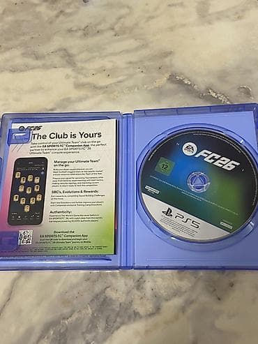 Видеоигры и приставки: Az İşlənmiş FC26 - Platforma: PlayStation 5 - Disk formatı: Ultra — 2