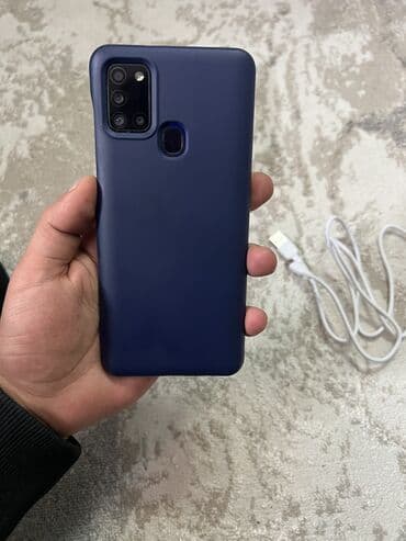 ps4 1 tb: Samsung Galaxy A21S, 64 GB, rəng - Qara, Barmaq izi — 4