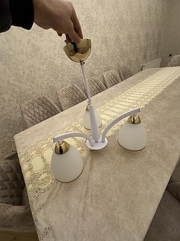 ucuz advent calendar: Çılçıraq, 3 lampa, Metal — 6