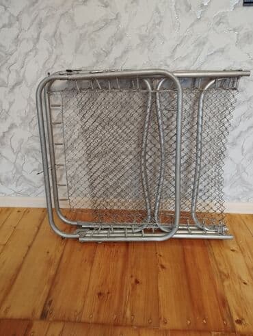 Metal çərçivəli qatlanan çarpayı - Material: möhkəm metal boru — 2