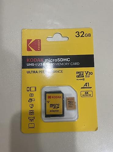 ✅Yadaş kartı Məhsul: TF (microSD) yaddaş kartı + SD adapter. Model