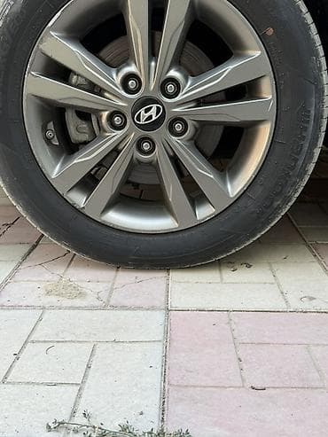 disk r16 type 1: Hyundai orijinal yüngül lehimli disklər və şinlər dəsti - Markalı — 3
