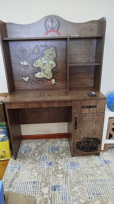 hamam ucun skaf: Oğlan üçün, İşlənmiş, Təknəfərlik çarpayı, Yazı masası, Dolab, Tumba — 5