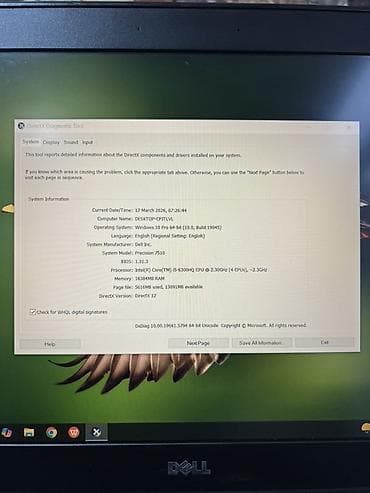 Monitorlar: Dell noutbuk – 15.6 düymlük ekranlı, biznes sinfi model — 5