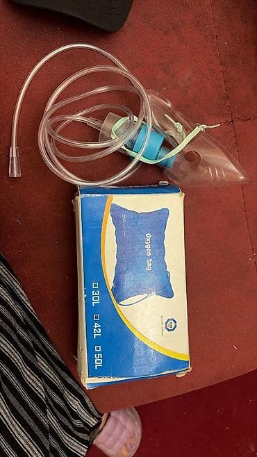 Tibbi məhsullar: Oxygen Bag – oksigen yastığı və maska dəsti. Real alıcıya endirim — 1