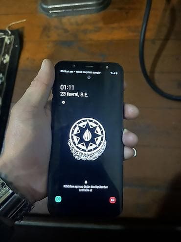 Samsung Galaxy A6 Plus, 32 ГБ, цвет - Черный, Две SIM карты at lalafo.az Samsung Galaxy A6 Plus, 32 ГБ, цвет - Черный, Две SIM карты