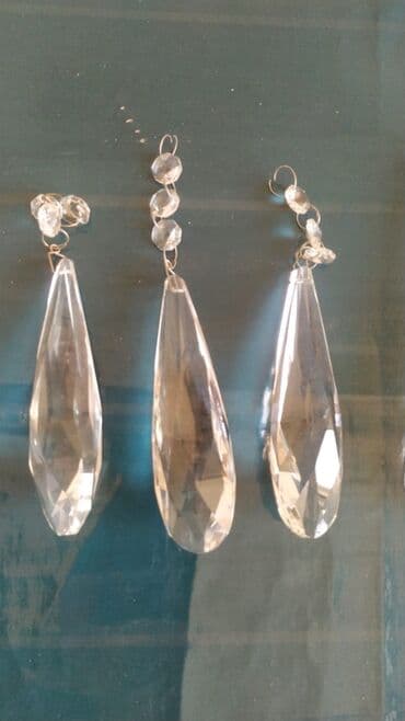 rəngli lampalar: Çılçıraq, 3 lampa, Xrustal — 1