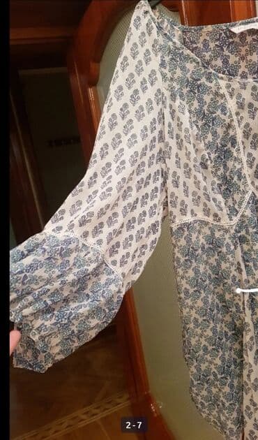 черная шифоновая рубашка: Az geynilmis sifon kofta — 2