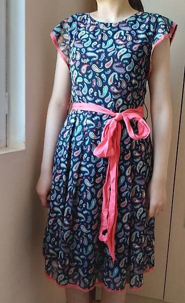 Повседневное платье, Миди, L — 1