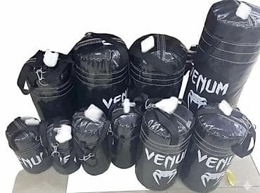 Boks kisələri: Venum brendinin boks və döyüş idmanları üçün asılqanlı zərbə kisələri — 1
