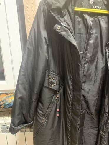 Üst geyimi: Plaş, 6XL, rəng - Qara — 2