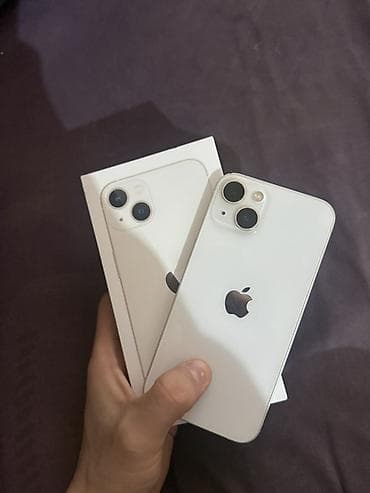 kreditle ayfon: IPhone 13, 128 GB, Ağ, Face ID — 5