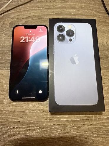 iphone 13 pro gold: IPhone 13 Pro, 128 GB, Sierra Blue, Simsiz şarj — 2