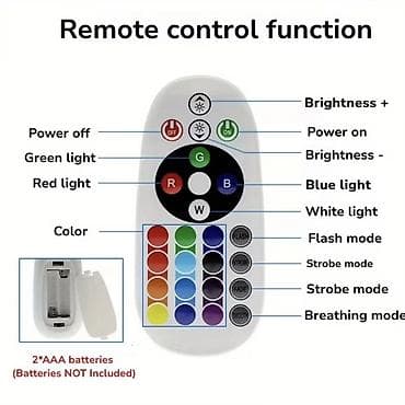 RGB Sunset Proyektor Lampa – uzaqdan idarəetmə ilə - 16 rəng keçidi — 3