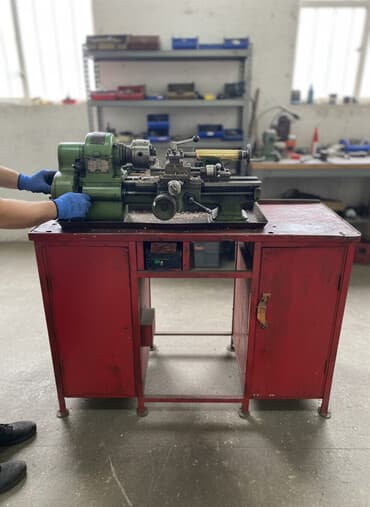 Metall üçün torno dəzgahı və alt şkaf stendi - Tip: Universal metal — 3