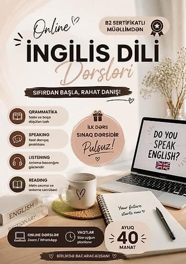 təhsil: Müəllim tələb olunur, Xarici dillər, 1-2 illik təcrübə — 1