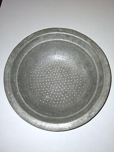 kasa: Metal süzgəc/kolander - Material: möhkəm metal (gümüşü-boz rəng) - — 1