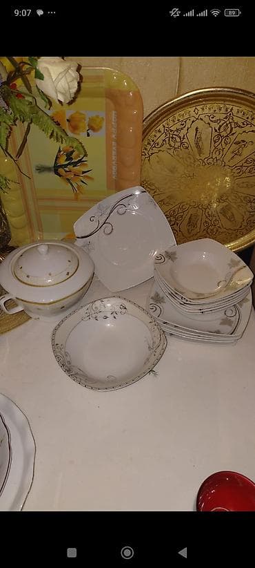 Çay dəsti, rəng - Ağ, Farfor lalafo.az -da Çay dəsti, rəng - Ağ, Farfor