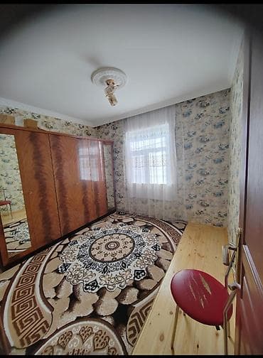 mida yasamal 3 otaq: 2 otaqlı həyət evi - Plan: 2 ayrı yataq/yaşayış otağı, ayrıca mətbəx — 1