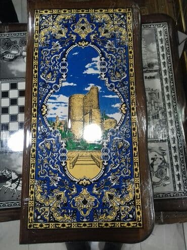 Нарды: Nərd Nerd Şahmat Təsbeh Nerd taxt Qoz ağacından hazırlanmış — 3