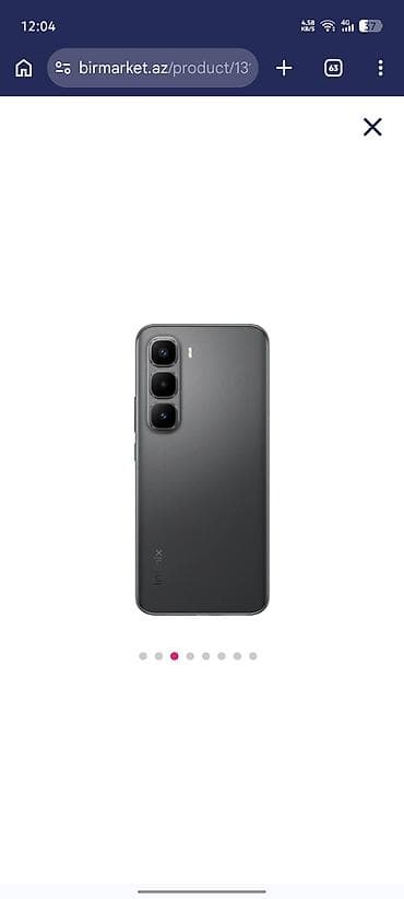 60 azn telefon: Infinix Hot 60 Pro+, 256 GB, rəng - Boz — 3