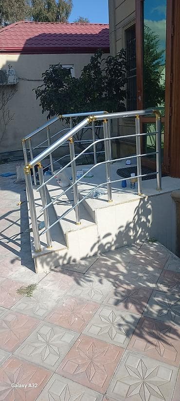 Almimum məhəccər paslanmayan polad məhəccər – pilləkən və eyvanlar