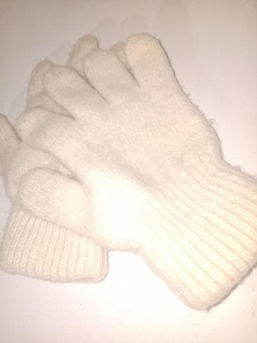 Sviterlər: Yun əlcək. ağ rəng. əl işi — 5