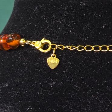 kəhraba: Original pribaltika tebii assorti kəhraba (янтарь) dest boyunbağ — 4