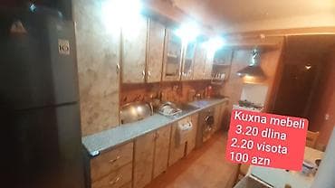 Kuxna mebeli satılır. Ölçülər: - Uzunluq: 3.20 m - Hündürlük: 2.20 m lalafo.az -da Kuxna mebeli satılır. Ölçülər: - Uzunluq: 3.20 m - Hündürlük: 2.20 m