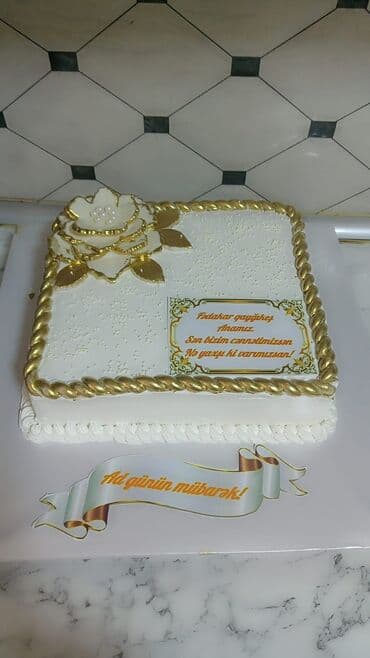 sirniyyat sexi: Məclislər üçün fərdi dizayn tortlar - İkiqat və təkqat variantlar — 4