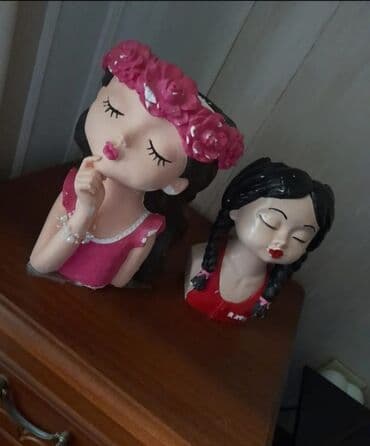 Boşqablar, 2 ədədli dəst, rəng - Ağ, Keramika, SSRİ