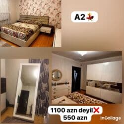 atsep qiymeti: 2 односпальные кровати, Шкаф, Трюмо, 2 тумбы, Б/у — 1