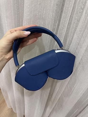 Б/у Беспроводные (Bluetooth) Наушники, Apple, цвет - Голубой — 1