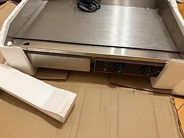 grill aparati: Elektrikli planşa/gril plitəsi - Paslanmayan poladdan hazırlanmış — 2