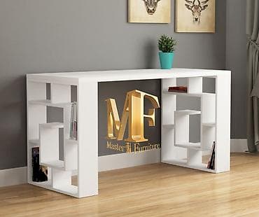 Sifarişlə ofis mebeli: Düz masa, Polkalı, Siyirməsiz, Türkiyə, Mat laminat, Zəmanətli, Kredit var — 3