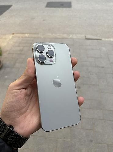 IPhone 15 Pro Max, 256 GB, Natural Titanium, Simsiz şarj, Face ID
