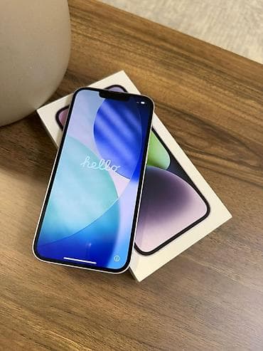 IPhone 14, 256 GB, Deep Purple, Face ID lalafo.az -da IPhone 14, 256 GB, Deep Purple, Face ID