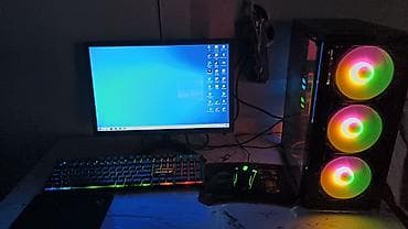 Təcili satılır Masaüstü kompüter və monitor dəsti – Qrafik kartı