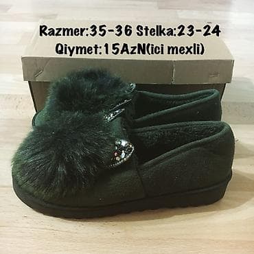 botlar: Ölçü: 36, rəng - Yaşıl, Yeni — 1